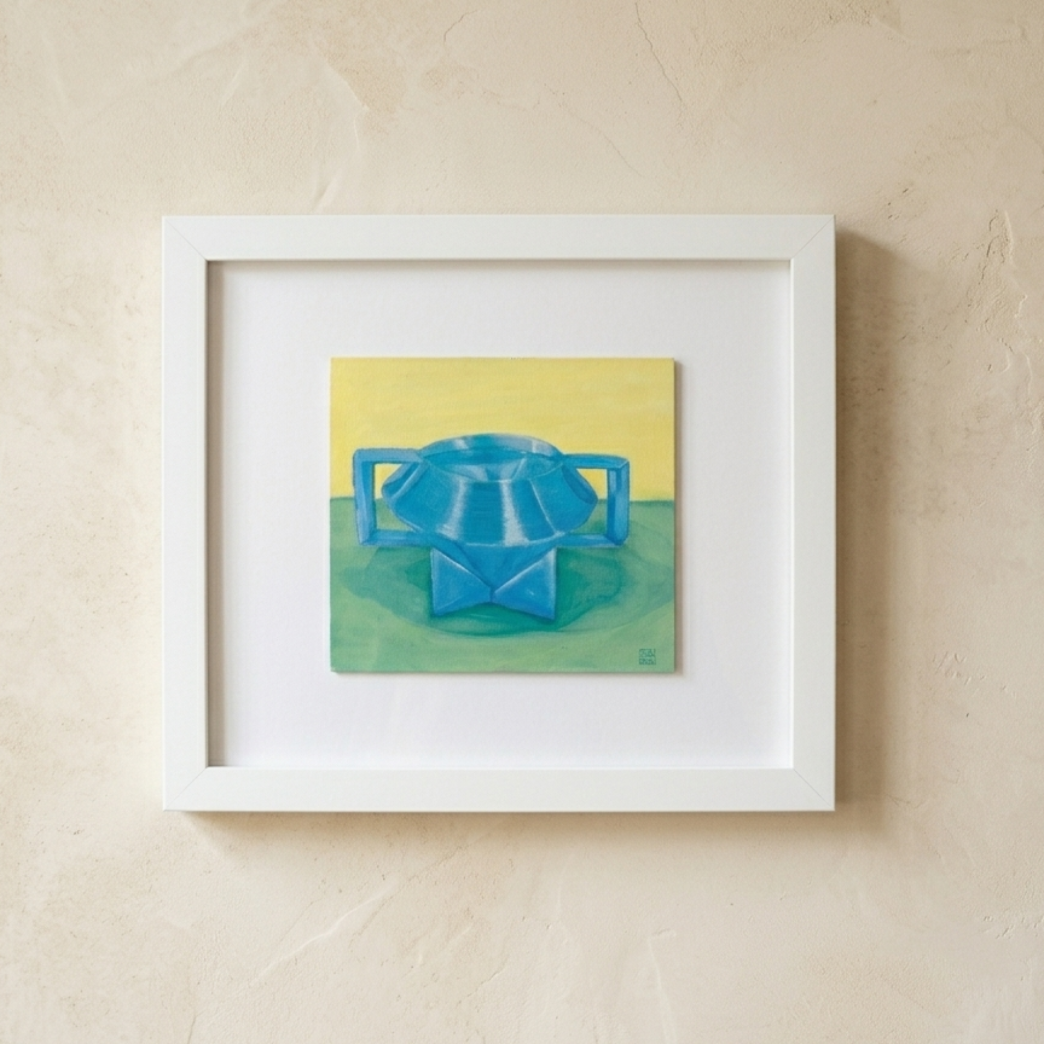Blue dish Painting