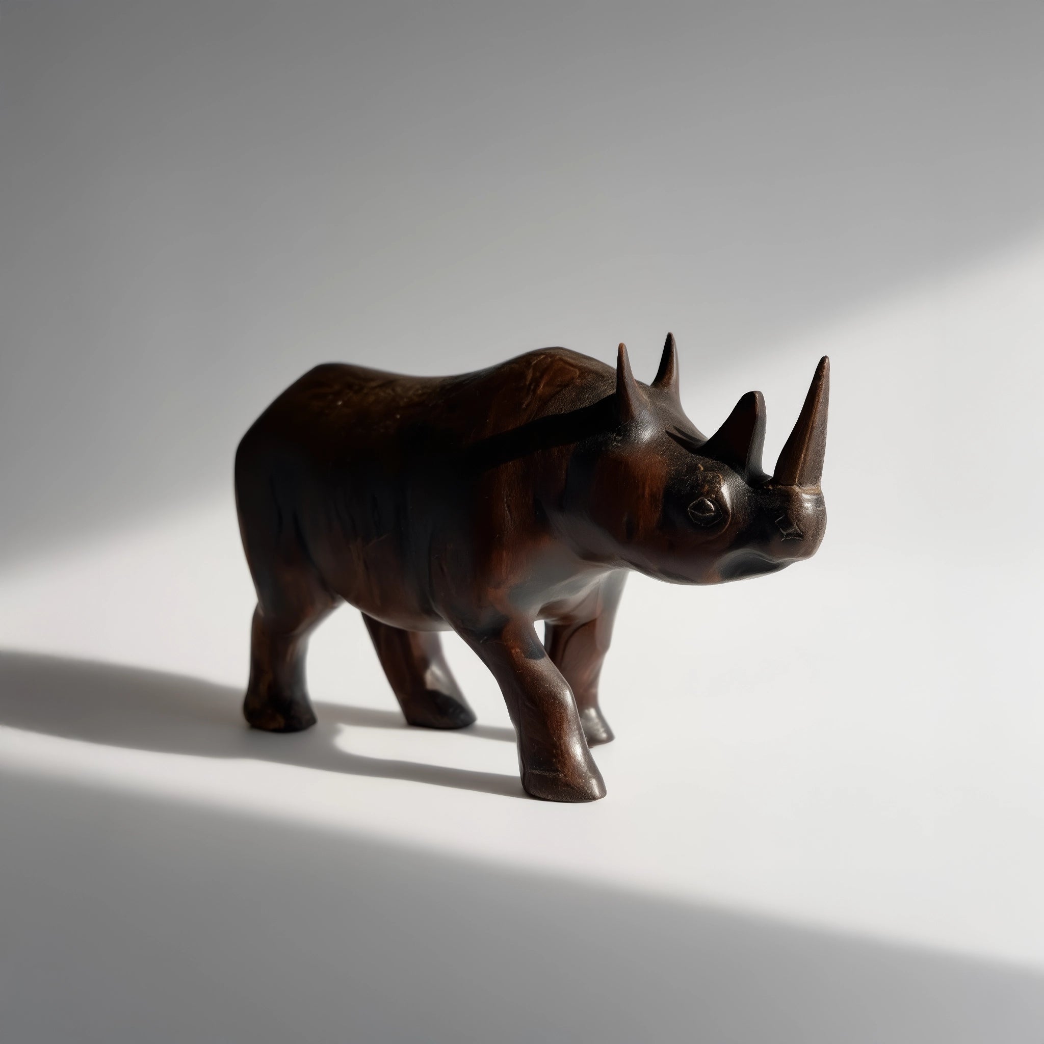 Carved Wood Animals Sculpture