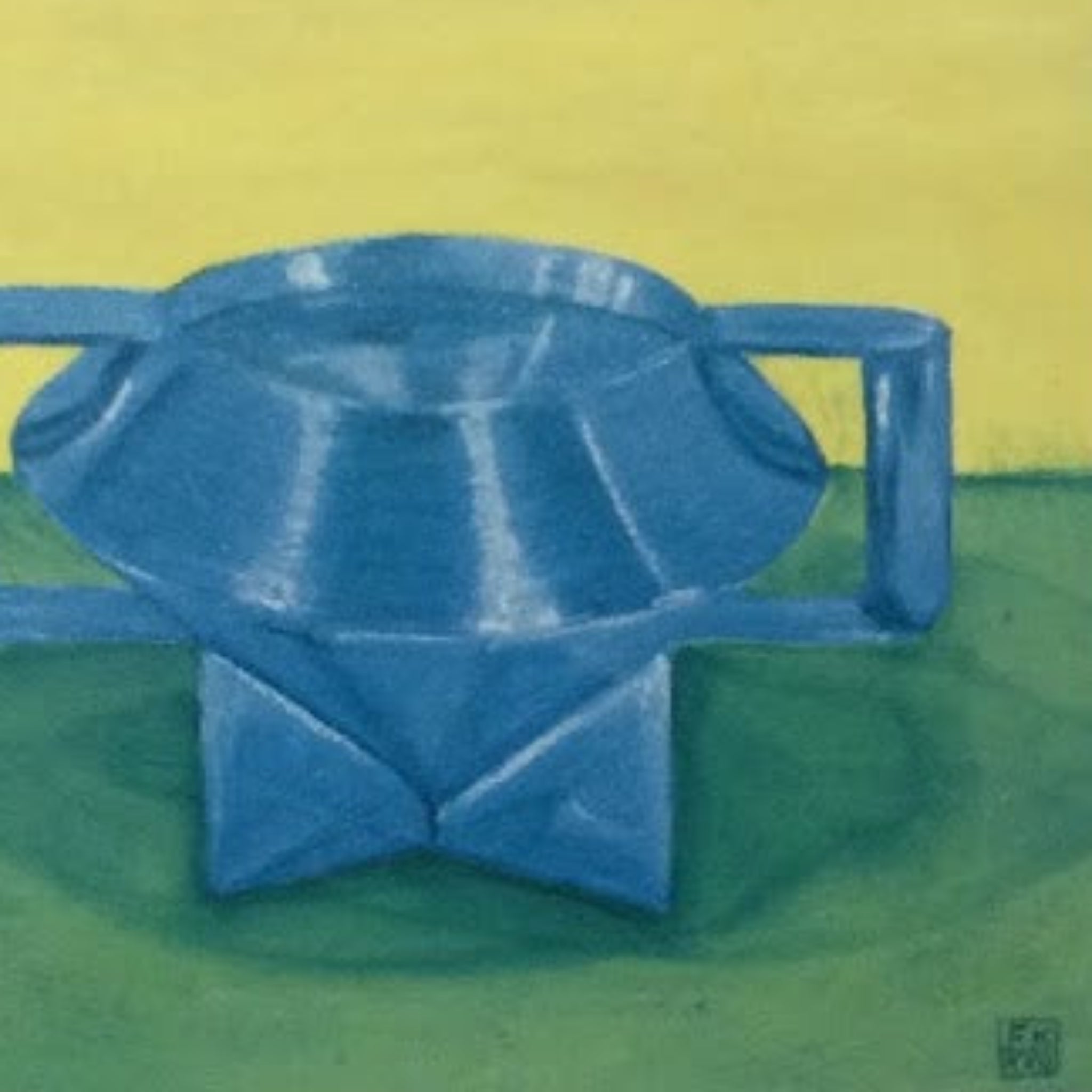 Blue dish Painting