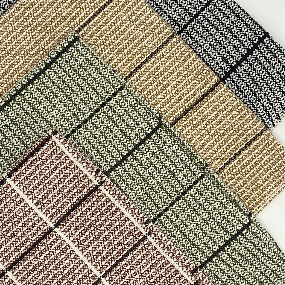 Hand loomed waffle cotton towels