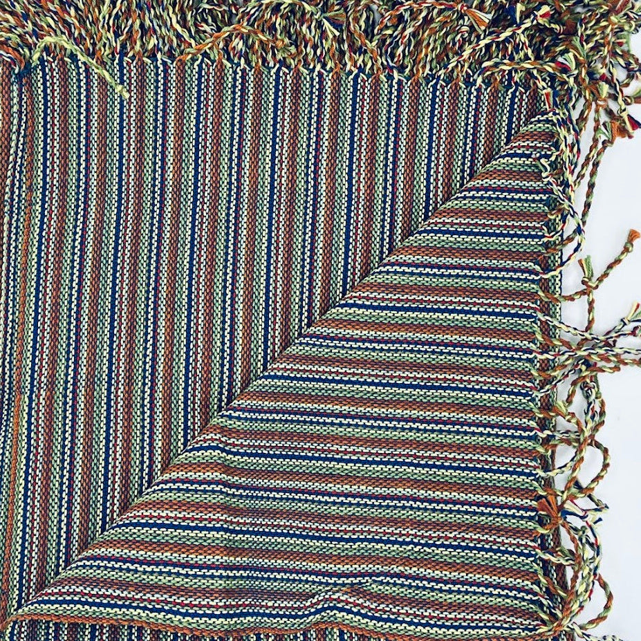 Hand Loomed Savana Striped Cotton Textile