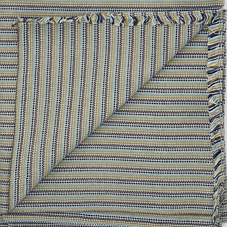 Hand Loomed Savana Striped Cotton Textile