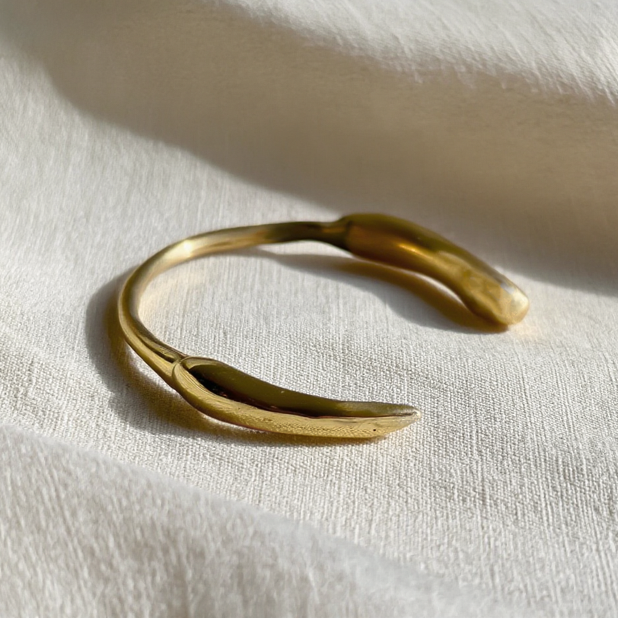 Brass Pepper Cuff Bangle