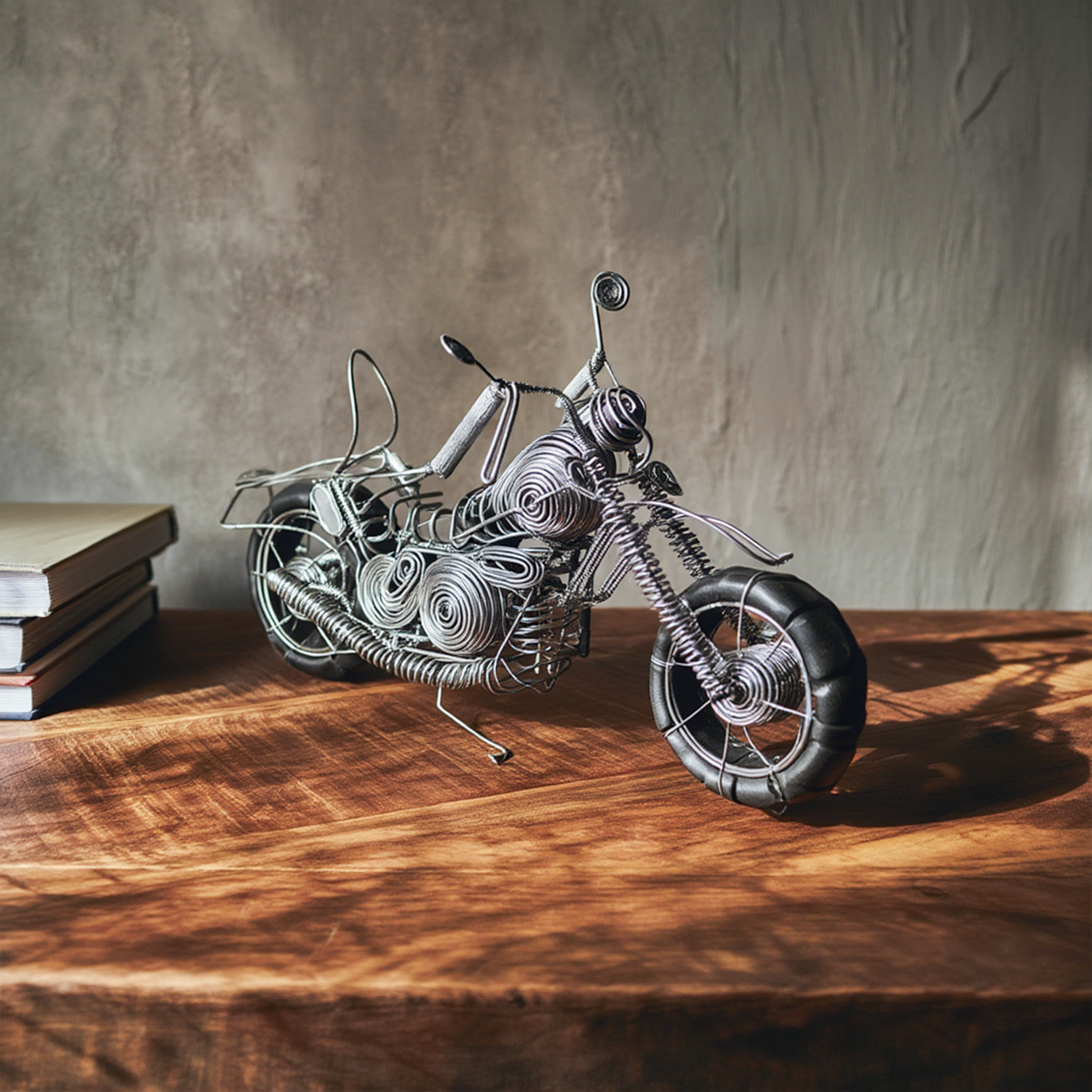 Recycled Steel Wire Motorcycle