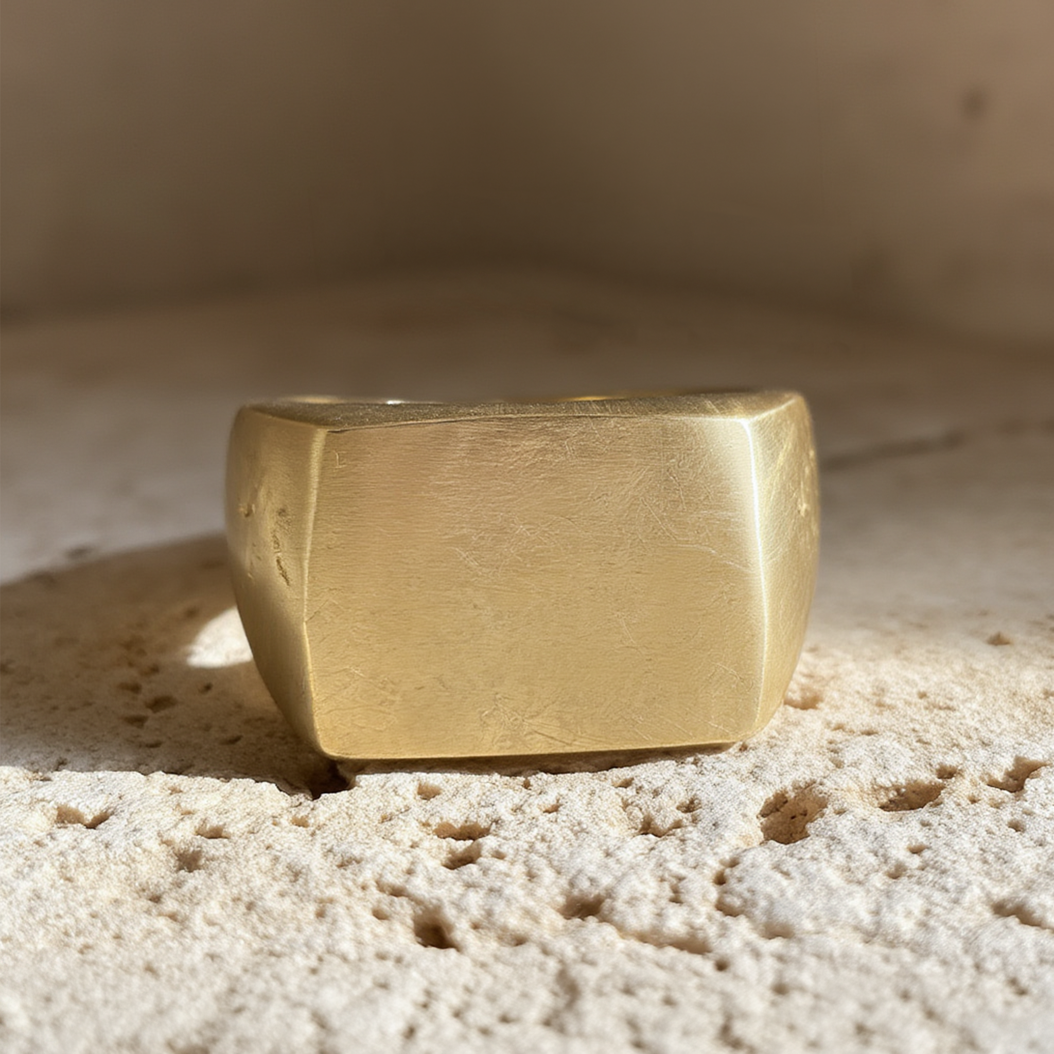Brass Signet Ring