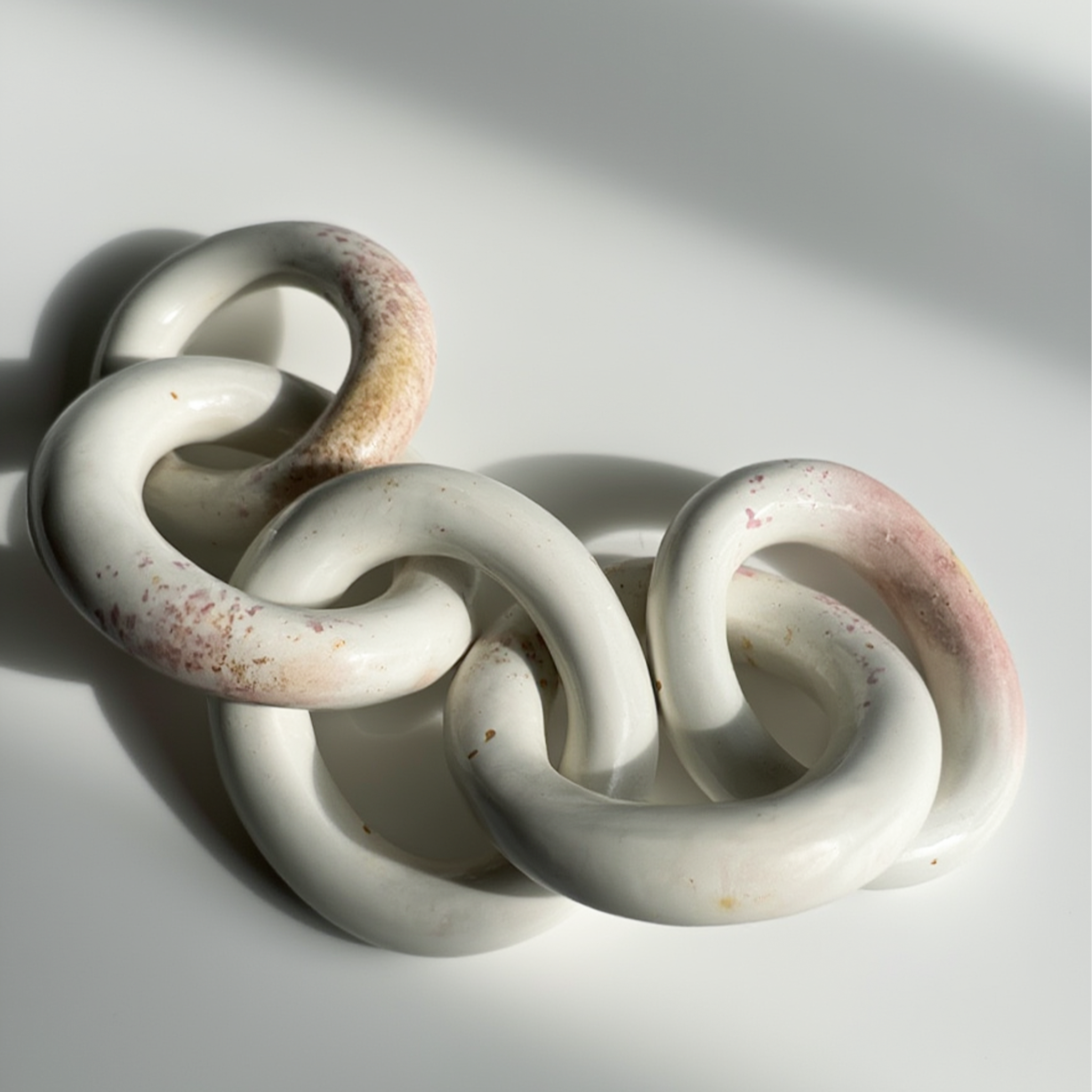 Soapstone Link Chain Sculpture