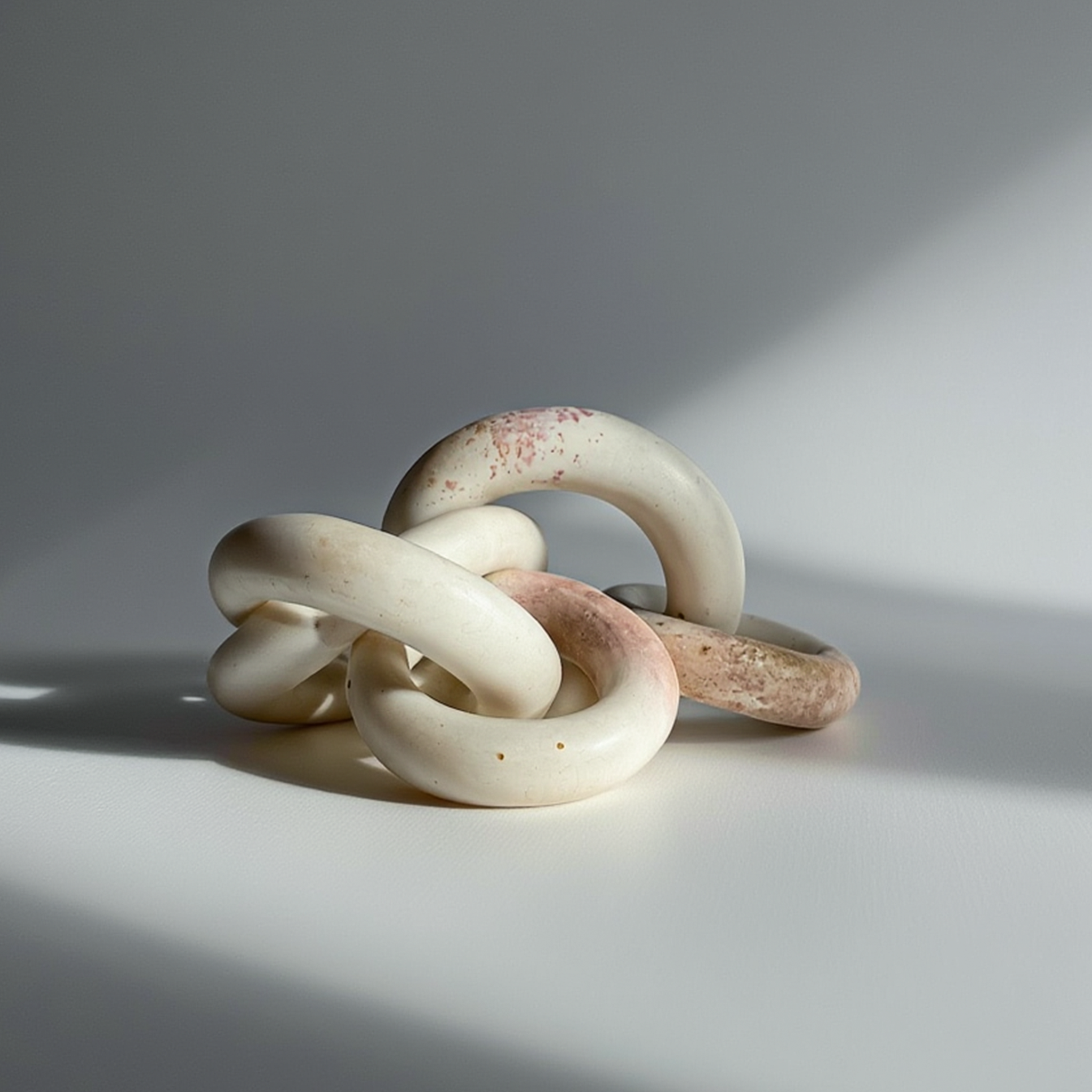 Soapstone Link Chain Sculpture
