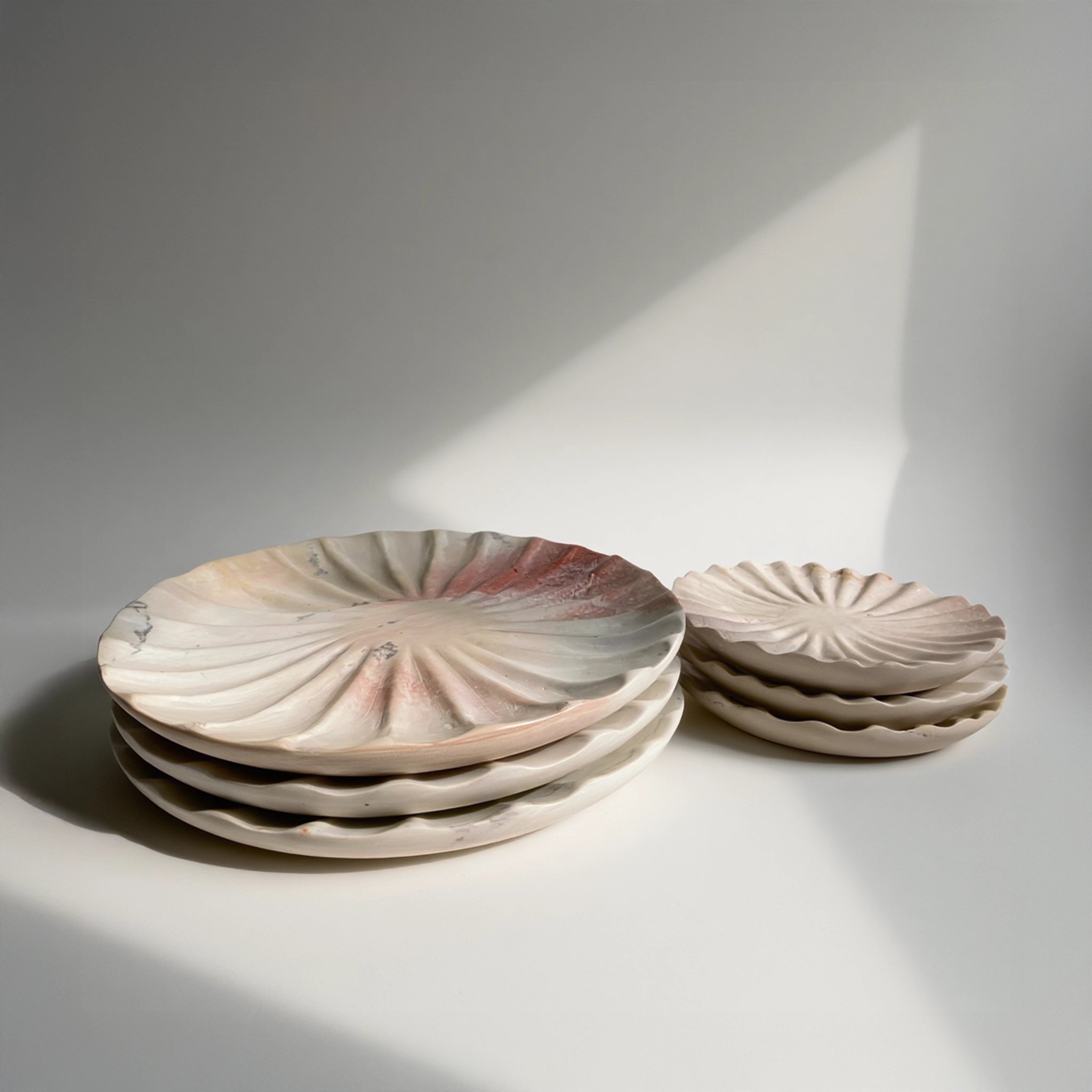 Sunburst stone Dish