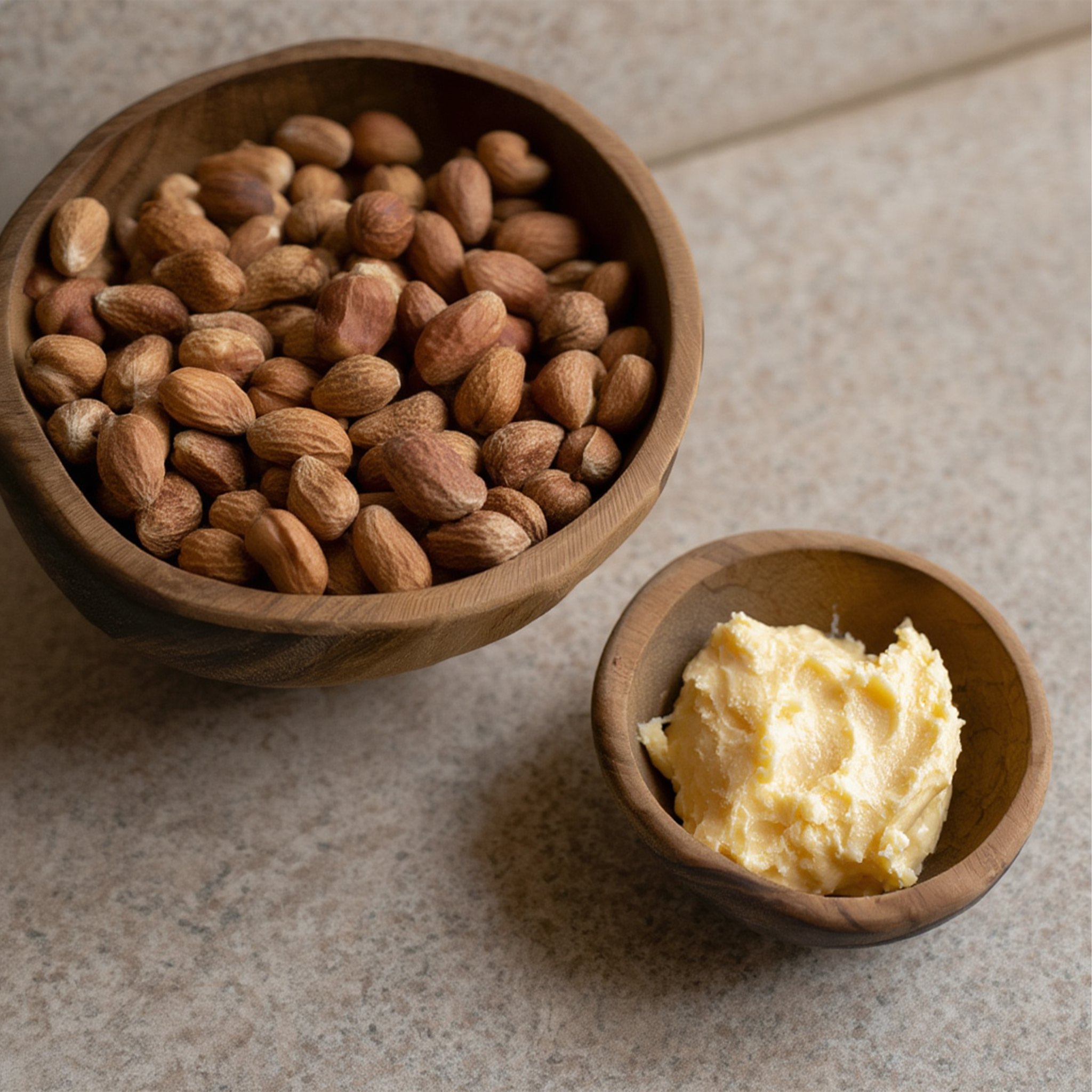 Round Olivewood Bowls
