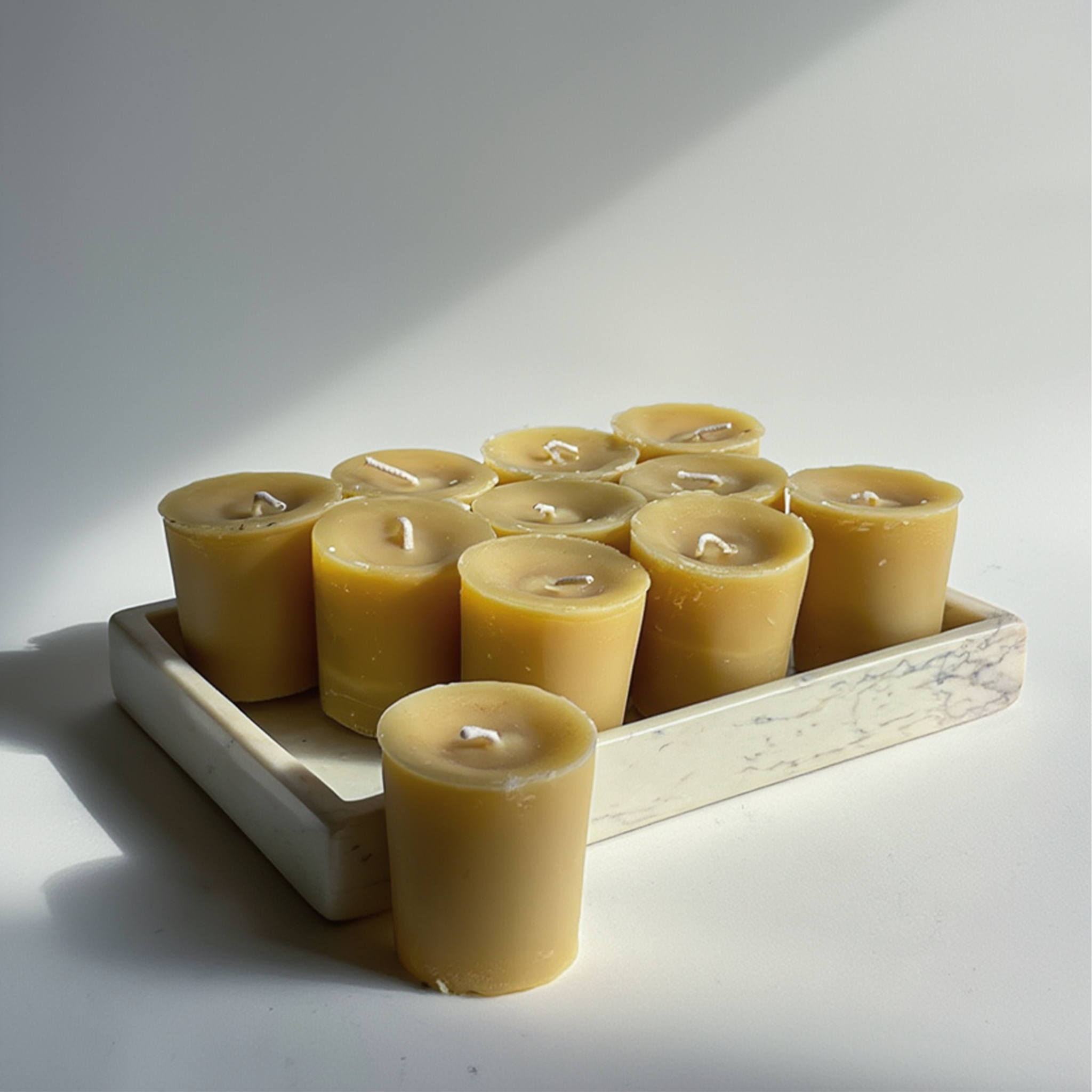 Pure Beeswax Votive Candles