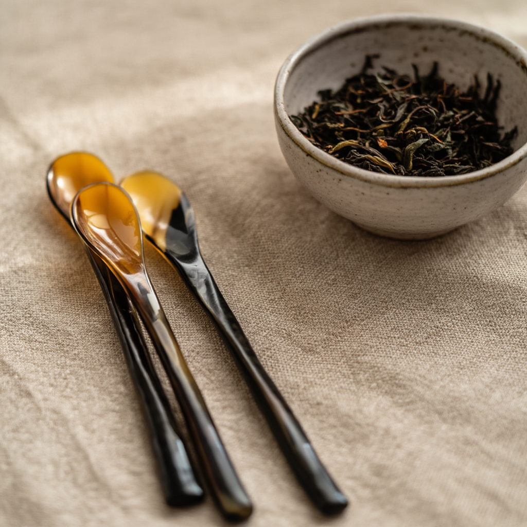 Cow Horn Tea Spoon