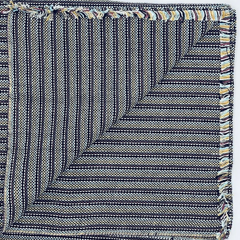 Hand Loomed Savana Striped Cotton Textile
