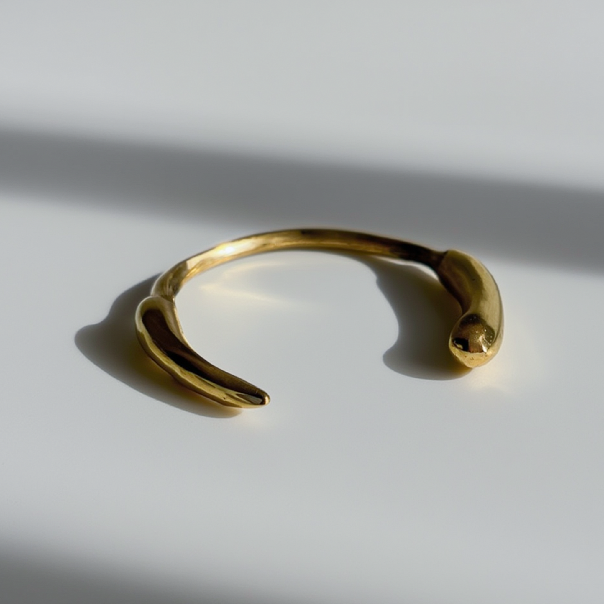 Brass Pepper Cuff Bangle