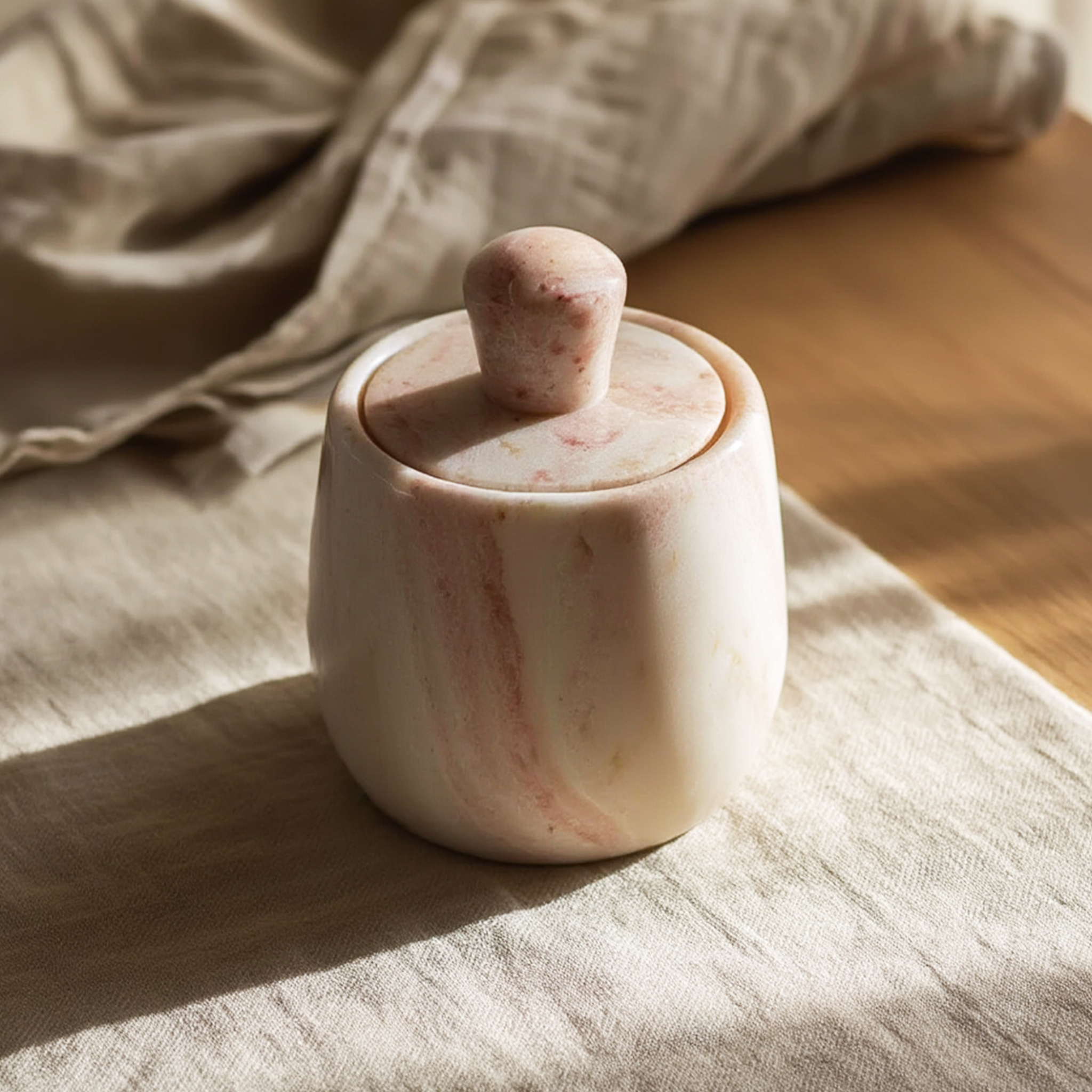 Lidded Stone pot
