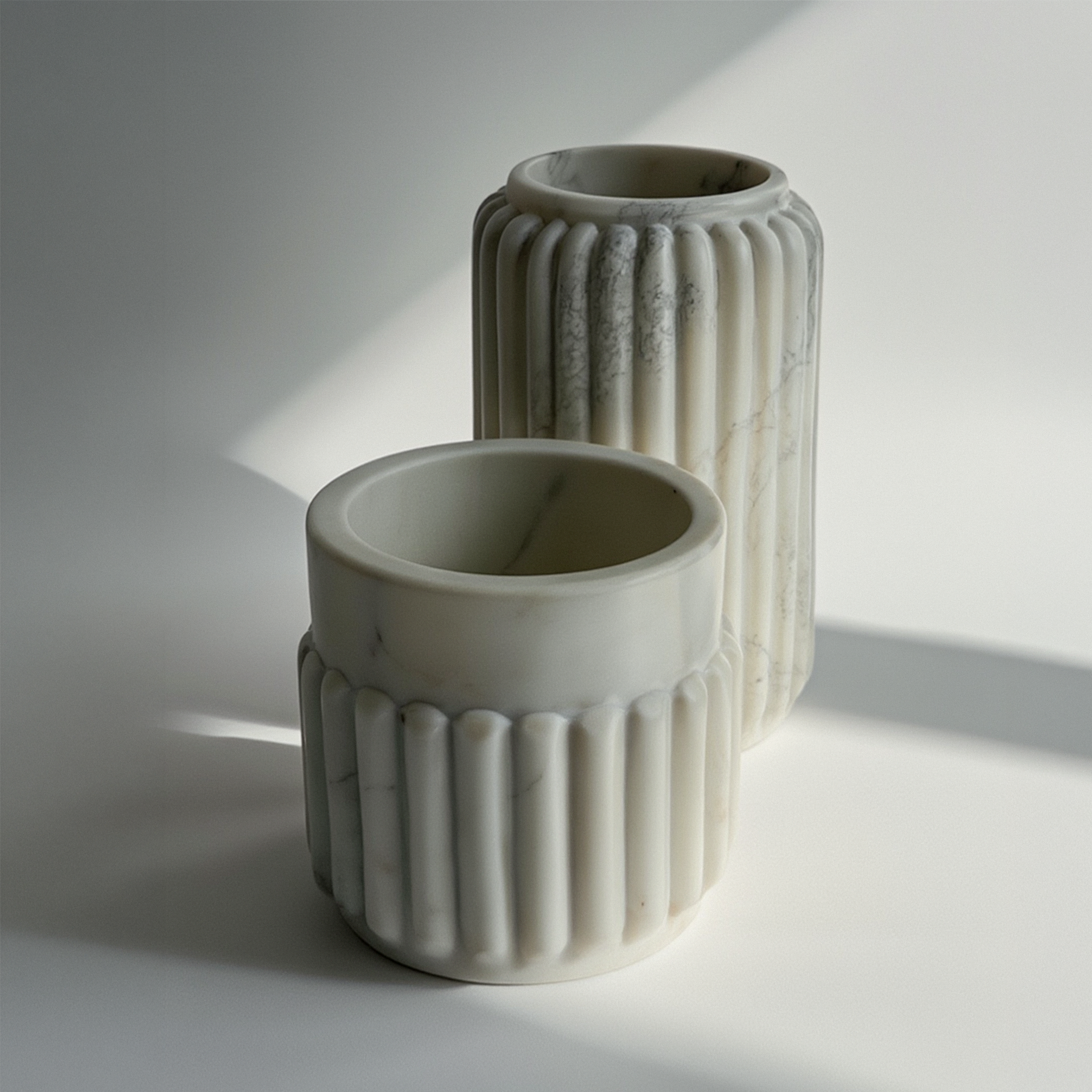 Tambour storage jars