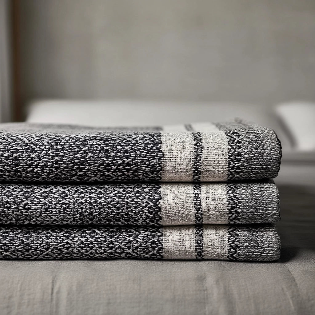 Lightweight Hand Loomed Cotton Blanket