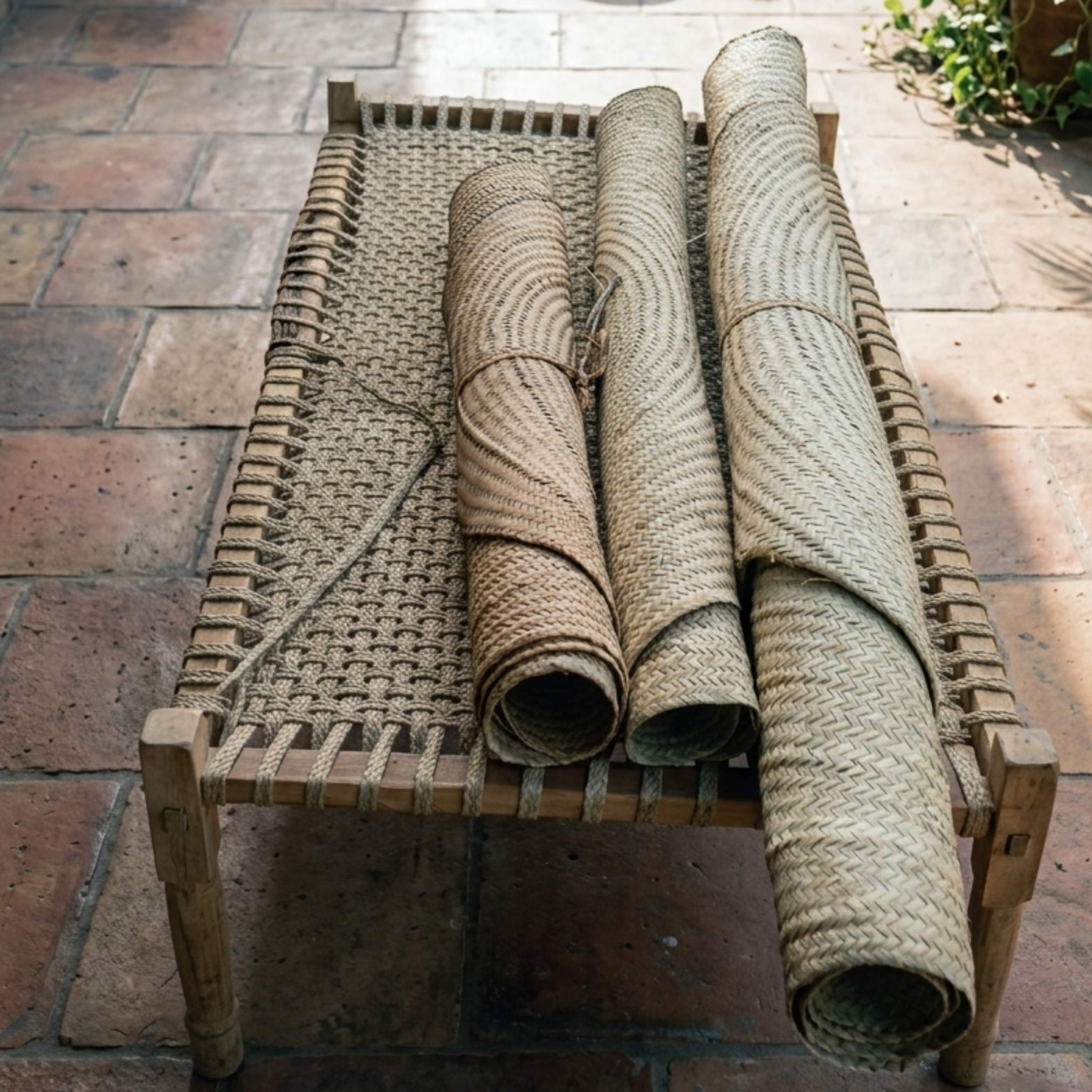 Wide Weave Palm Floor Mats